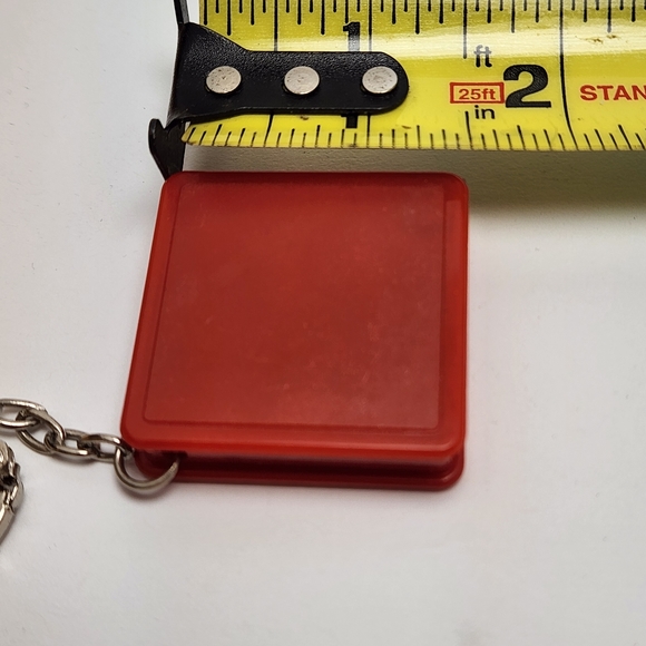 5 for $10 Tape measure key chain purse clip mini tape measure red - Picture 5 of 5